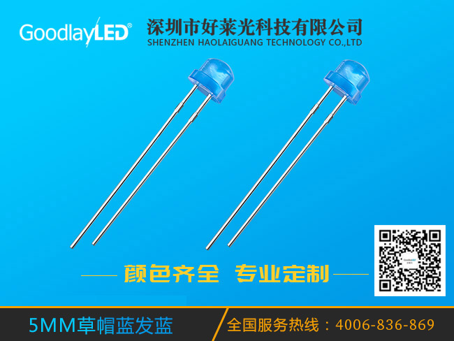5MM straw hat blue hair blue